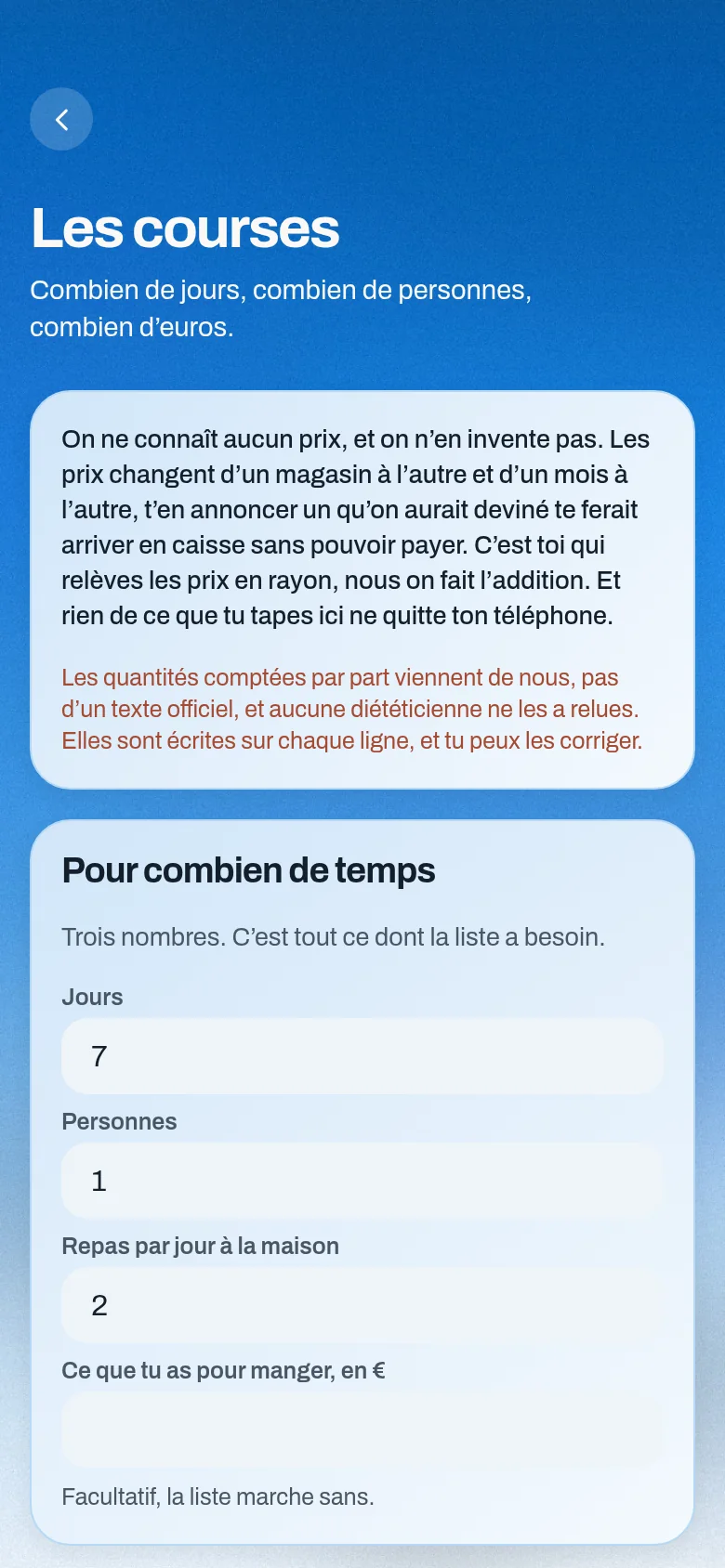 L’écran des courses
